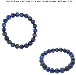  Bratara Kyanit Indigo Diametru 56 mm - Margele Rotunde - 8-8, 9 mm - 1 Buc