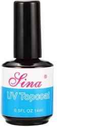 Sina Top coat luciu si fixare Sina UV pentru oja semipermanenta sau gel UV, 14 ml