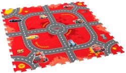 Knorrtoys Covor puzzle din spuma Cars 3 Modular Race 9 piese - Knorrtoys