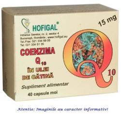 Hofigal Coenzima Q10 in Ulei de Catina 15 mg 40 capsule Hofigal