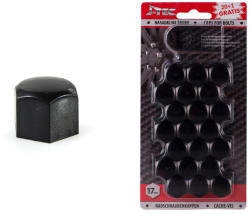 Amio díszkupak kerékanyára 20+1 darabos készlet 17 mm fekete szín (G21301)
