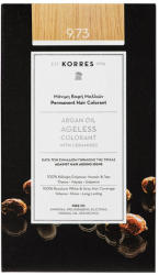 KORRES Argan Oil Ageless Colorant with Ceramides - Vopsea permanentă a părului 9.73 Maron auriu