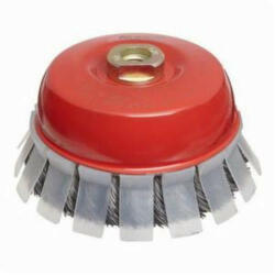 Norton hullámos drótkorong inox (fazékkefe) védőburkolattal 75x0, 3xM14 T22, 12 db/csomag (CT603176) - corvinustoolskft