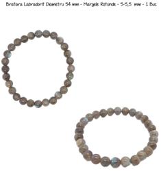 Bratara Labradorit Diametru 54 mm - Margele Rotunde - 5-5, 5 mm - 1 Buc