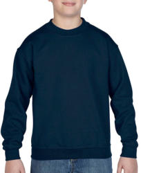 Gildan Gyerek Pulóver Hosszú ujjú Gildan Heavyweight Blend Youth Crew Neck - L (164), Sötétkék (navy)