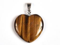  Tigrisszem kis szív medál