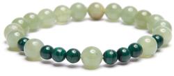  Önmegvalósítás, görcsoldó - Malachit és jáde karkötő