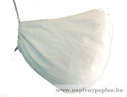  Textil szájmaszk (mosható, fehér) (005)