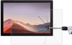 Temp-glass631950 Microsoft Surface Pro 7 Karcálló, ütésálló kijelzővédő üvegfólia, 9H tempered glass, törlőkendővel (Temp-glass631950)