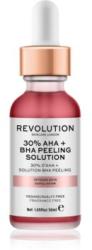 Revolution Beauty AHA + BHA 30% Peeling Solution Intenzív kémiai peeling az élénk bőrért 30 ml