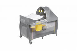 Lionelo Sven Plus multifunkciós utazóágy - Yellow Scandi