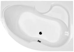 M-Acryl Azalia aszimmetrikus akril kád 160x105 jobb + láb (12063)