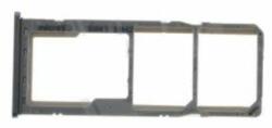 Samsung A305/A505 Galaxy A30/A50, SIM kártya tartó tálca, (DualSIM), ezüst