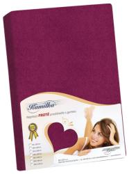 Bellatex Cearceaf frotir Kamilka, bordo, 90 x 200 cm
