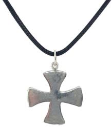  Pandantiv din Argint 925 Cruce Greco-Bizantina - 27 x 25 x 0, 8 mm - 1 Buc
