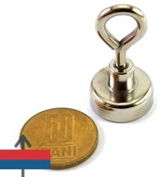 Magneo Smart Magnet neodim oală D 20 mm cu cârlig inelar