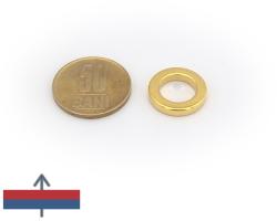 Magneo Smart Magnet neodim inel 17, 4 x 11 x 3 mm aurit