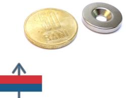 Magneo Smart Magnet neodim inel D 20 x H 4 mm - oală fără carcasă