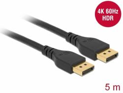 Delock Cablu Displayport 4K@60Hz T-T 5m Negru, Delock 85912 (85912)