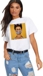 THEICONIC Tricou dama alb - Frida in Pandemie