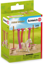 Schleich Set Schleich Farm World Horses - Ponei cu perdea (42484-02990)