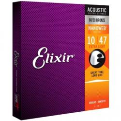 Elixir Nanoweb 80/20 Bronze Extra Light