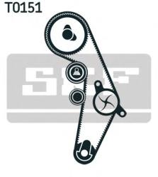 SKF Set pompa apa + curea dintata SEAT EXEO ST (3R5) (2009 - 2016) SKF VKMC 01918-2