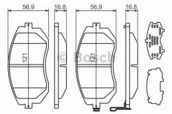 Bosch Set placute frana, frana disc SUBARU IMPREZA Hatchback (GR, GH, G3) (2007 - 2016) BOSCH 0 986 494 315
