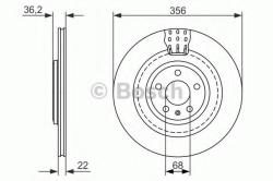 Bosch Disc frana AUDI A7 Sportback (4GA, 4GF) (2010 - 2016) BOSCH 0 986 479 749