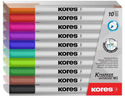 Kores Marker whiteboard KORES, 10 buc/set