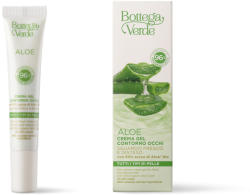 Bottega Verde - Crema gel pentru ochi, cu extract de aloe vera si 96% ingrediente naturale - Aloe, 15 ML Crema antirid contur ochi