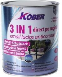 Köber 3in1 Email lucios anticoroziv 3 în 1 Köber roșu vin RAL 3005 0, 75 l