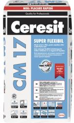 Ceresit Adeziv super flexibil Ceresit CM17 pentru gresie și faianță interior și exterior 25 kg gri