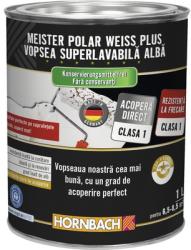 Hornbach Vopsea lavabilă Meister Polar Weiss Plus fără conservanți 1 l - hornbach - 48,90 RON