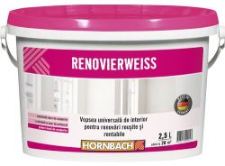 Hornbach Vopsea universală pentru interior Renovierweiss albă 2, 5 l
