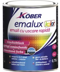 Emalux Email superlucios Emalux Kolor Köber alb RAL 9016 0, 75 l