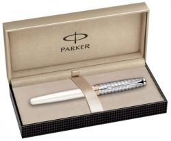 Parker Stilou Sonnet Premium Feminine cu penita F pearl and metal Parker S0947310 (S0947310)