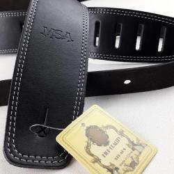 MSA LLB-10 fekete valódi bőr heveder