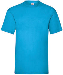 Fruit of the Loom Csomag akciós póló (minimum 3 db) Férfi póló Rövid ujjú Fruit of the Loom Valueweight Tee - XL , Azur kék