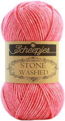 Scheepjes Stone Washed 835 Rhodochrosite - rózsaszín pamut keverék fonal