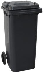  120L kültéri gurulós kuka fekete