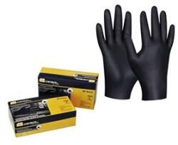 Gebol védőkesztyű 1x használatos xl fekete 709632 púdermentes 80 db/doboz