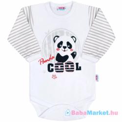 NEW BABY Baba hosszú ujjú body - New Baby Panda 62 (3-6 h)