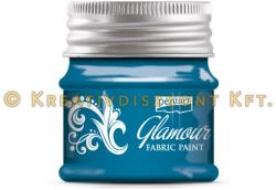 Pentart glamour textilfesték kékezüst 50 ml
