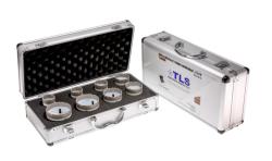 TLS-COBRA PRO 8 db-os 22-27-32-38-43-51-55-60 mm - lyukfúró készlet - alumínium koffer