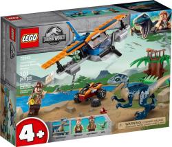 LEGO® Jurassic World - Velociraptor: Kétfedelű repülőgépes mentőakció (75942)