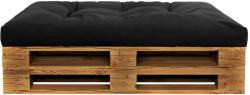 vidaXL Pernă de scaun de grădină, negru, 120x80x10 cm, material textil (47502)