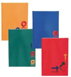 Standard Beíró A/5 96 lapos, keményfedeles kockás egyszínű borítóval Standard