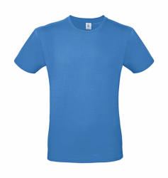 B and C Csomag akciós póló (minimum 3 db) Férfi rövid ujjú póló B&C #E150 T-Shirt -3XL, Azur kék