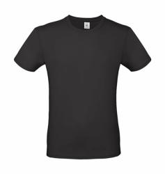 B and C Csomag akciós póló (minimum 3 db) Férfi rövid ujjú póló B&C #E150 T-Shirt -XS, Fekete